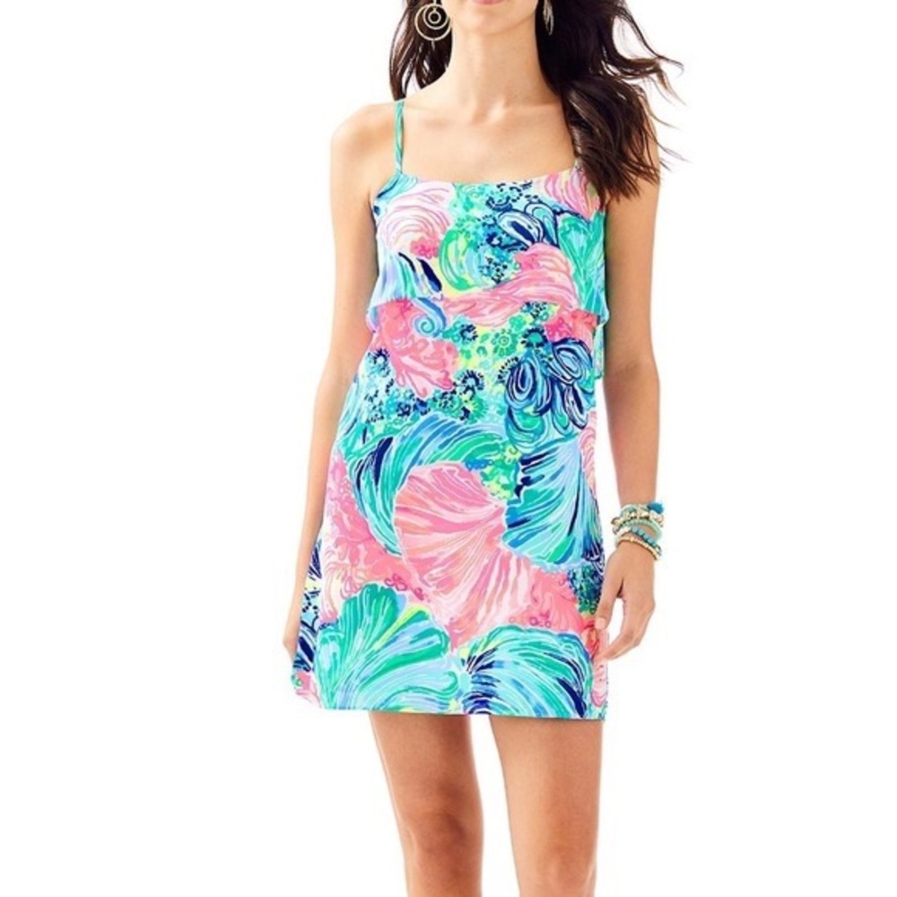 NWT Lilly Pulitzer Lexi Dress in Beach Please sz Small